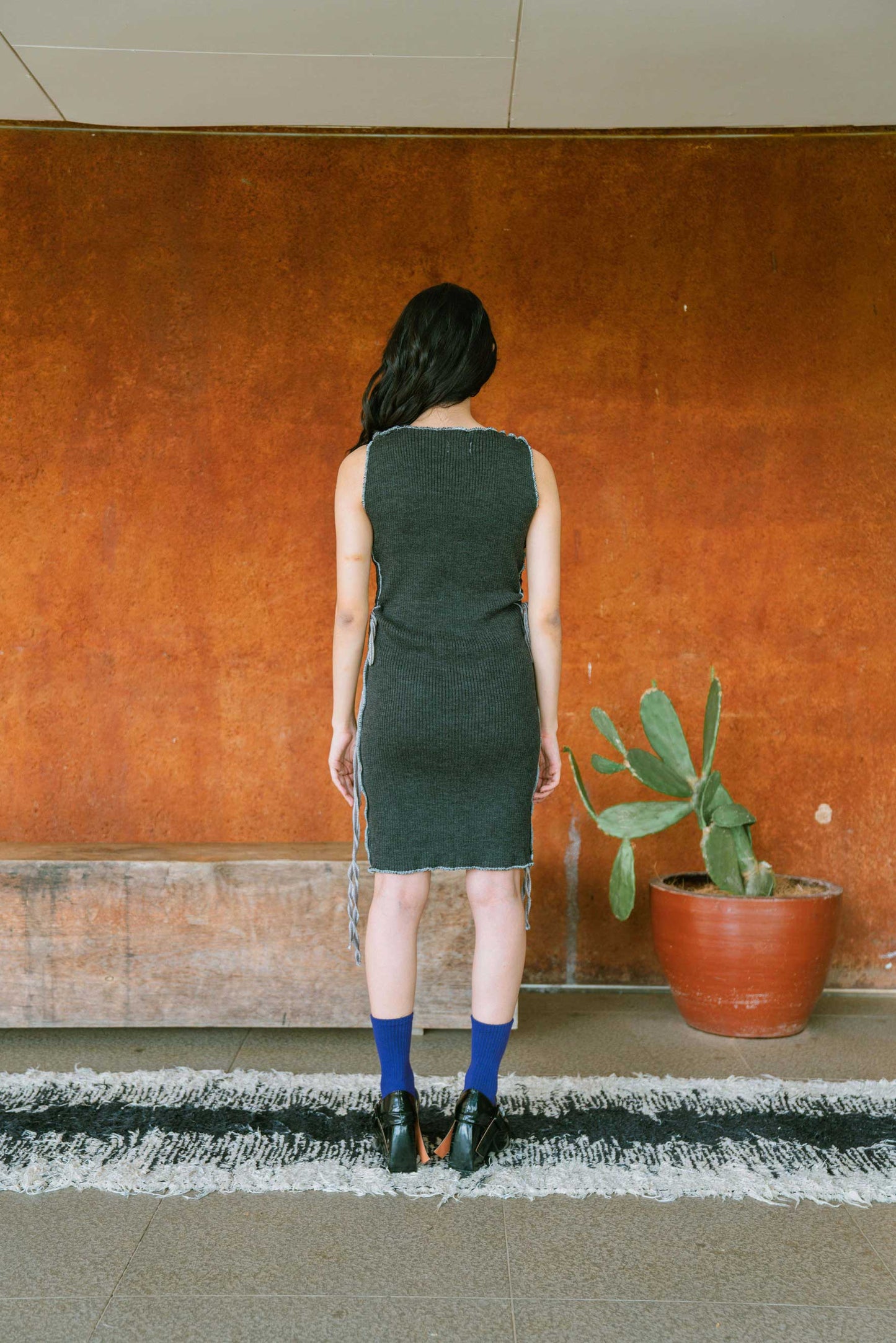 Halle Dress in Raven Black