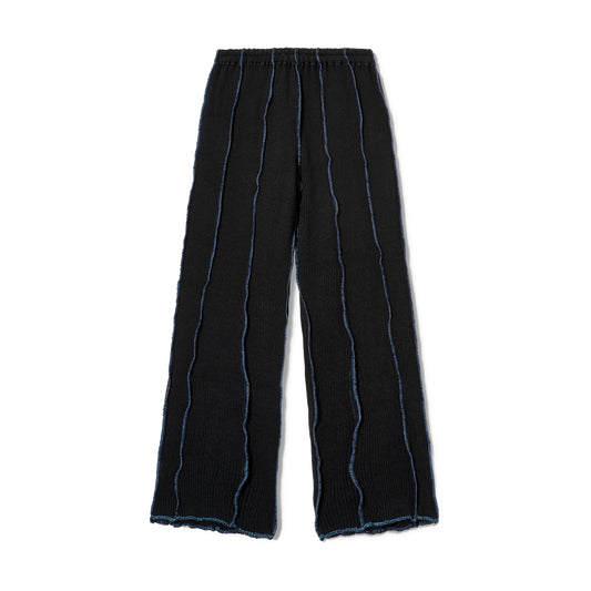 Cecil Knit Pants in Blue Denim