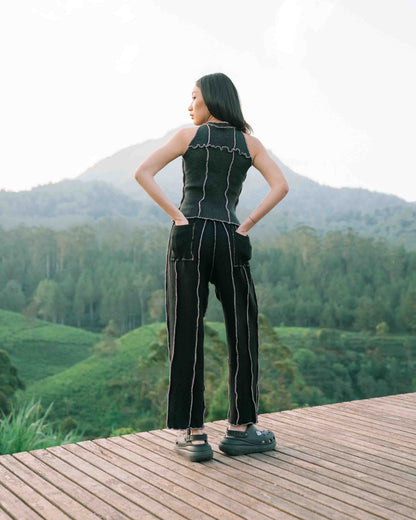 Cecil Knit Pants in Pink