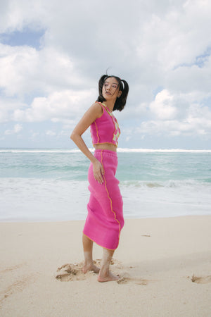 Ready Stock: Spiced Berry Skirt