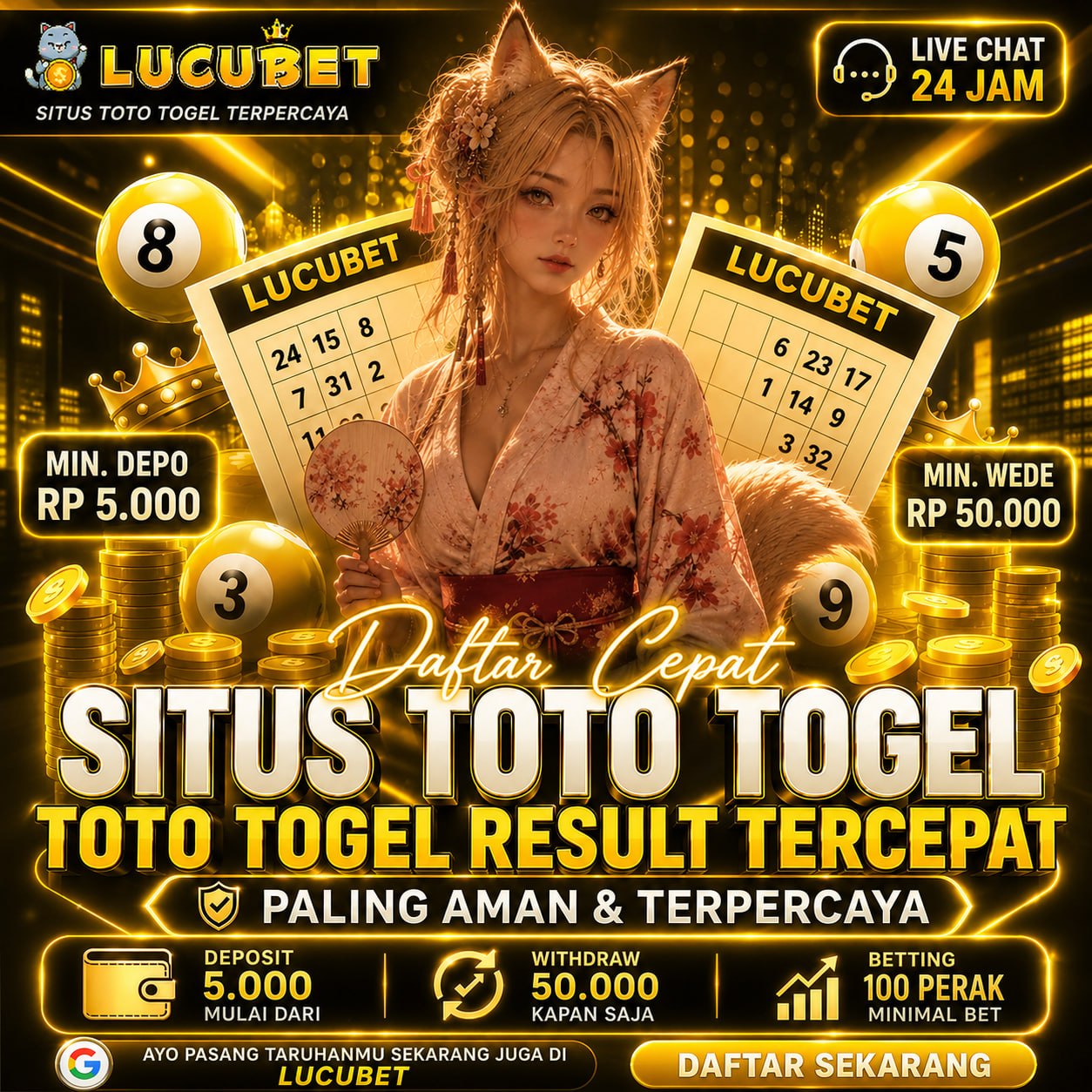 LUCUBET - SITUS TOTO | Daftar Cepat Situs Toto Togel HK Pools & SDY Pools Result Tercepat Hari Ini